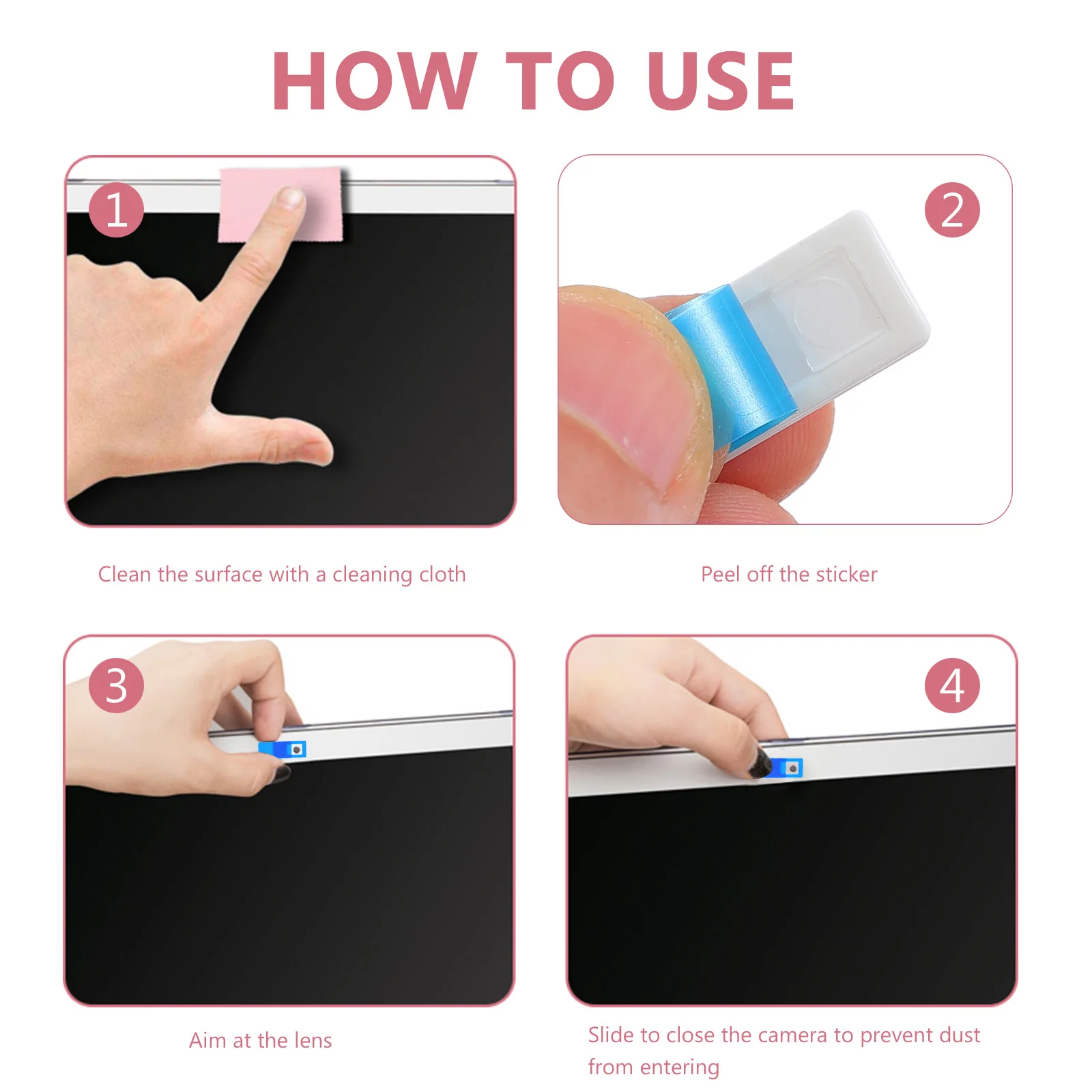 20pcs Covers for Laptop Anti Peeping Protectors Durable Lightweight Easy Install Webcam Protection for Computer
20pcs Covers for Laptop Anti Peeping Protectors Durable Lightweight Easy Install Webcam Protection for Computer