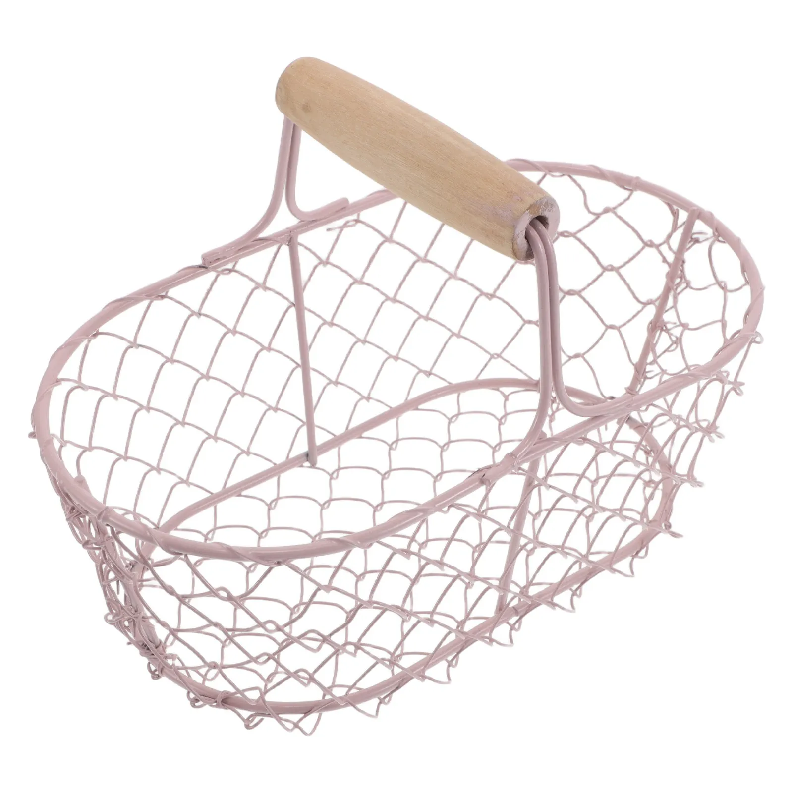 Chicken Egg Basket Metal Wire Mesh Rustic Farmhouse Egg Holder with Wooden Handle Countertop Fruit Produce Storage
Chicken Egg Basket Metal Wire Mesh Rustic Farmhouse Egg Holder with Wooden Handle Countertop Fruit Produce Storage