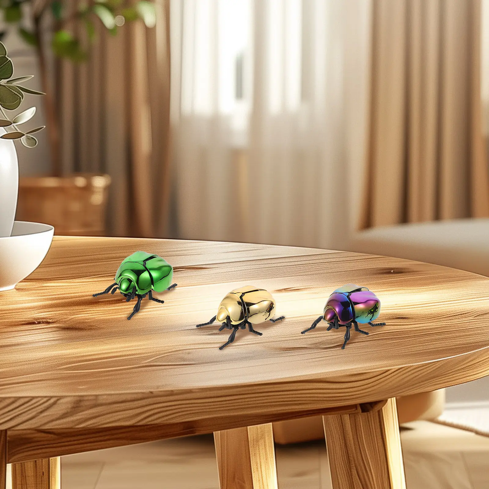 3Pcs Realistic Beetle Wind-Up Insect Shaking Head Tail Learning Bug Educational Interactive Plastic Figure
3Pcs Realistic Beetle Wind-Up Insect Shaking Head Tail Learning Bug Educational Interactive Plastic Figure