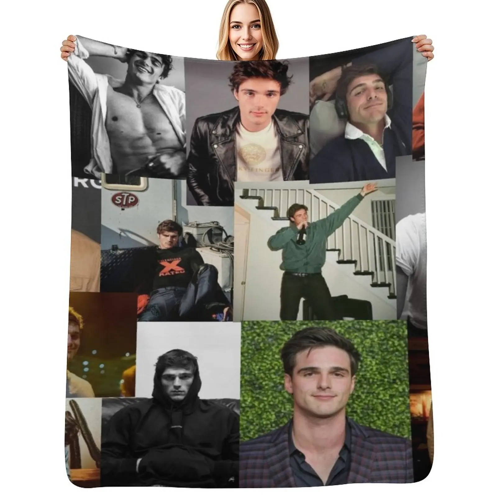 Jacob Elordi pic collage Throw Blanket Decorative Soft Throw Blanket for Couch Sofa
Jacob Elordi pic collage Throw Blanket Decorative Soft Throw Blanket for Couch Sofa