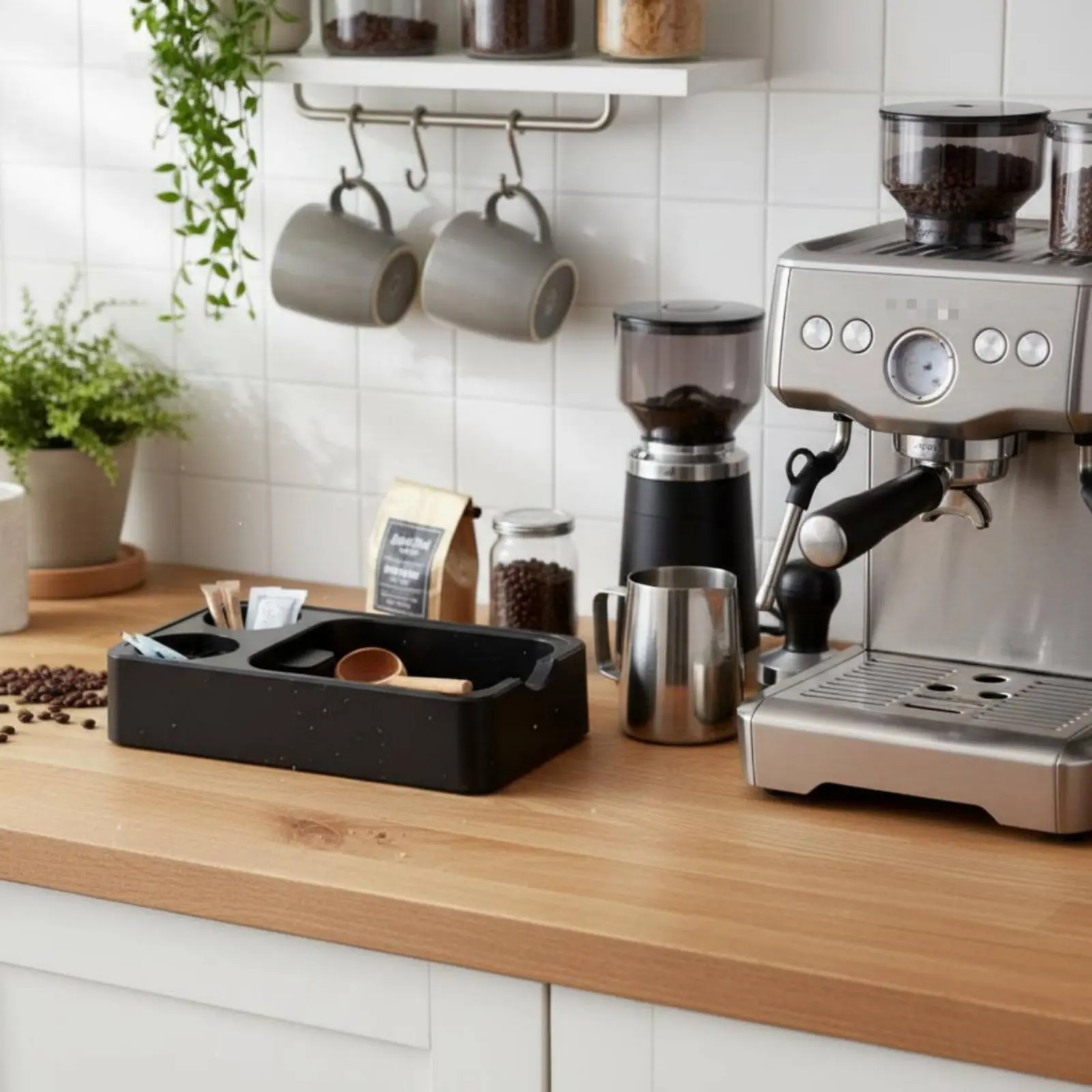 Knock Box Station Easy to Clean Espresso Tamping Station Coffee Knock Box Base Sturdy Portafilter Holder Anti-Slip
Knock Box Station Easy to Clean Espresso Tamping Station Coffee Knock Box Base Sturdy Portafilter Holder Anti-Slip