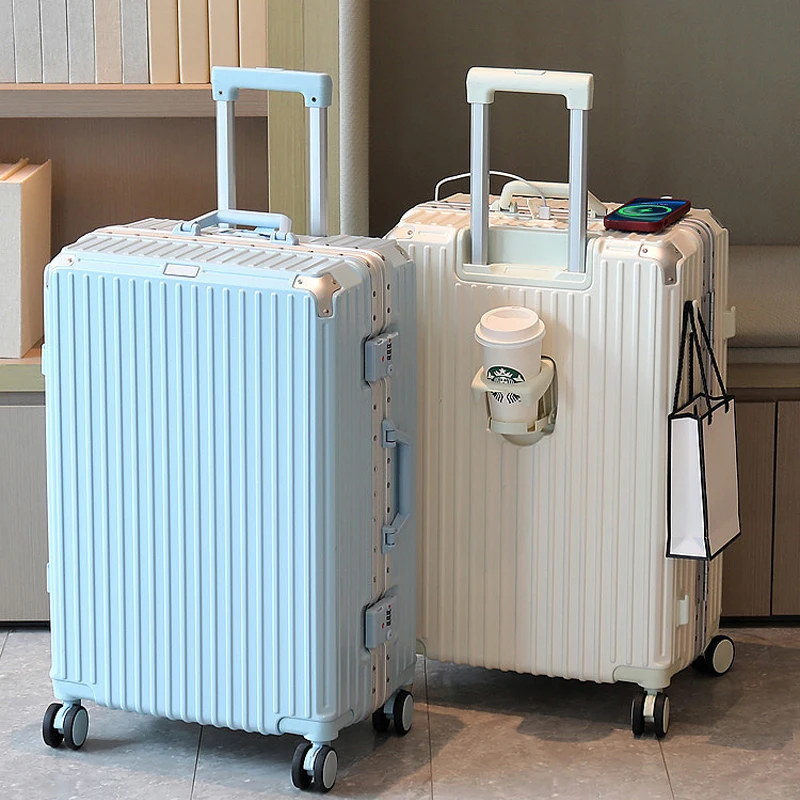 20/22/24/26/28 дюймов чемодан с алюминиевой рамой для багажа большой емкости многофункциональный ящик для пароля с подстаканником USB-порт
20/22/24/26/28 дюймов чемодан с алюминиевой рамой для багажа большой емкости многофункциональный ящик для пароля с подстаканником USB-порт