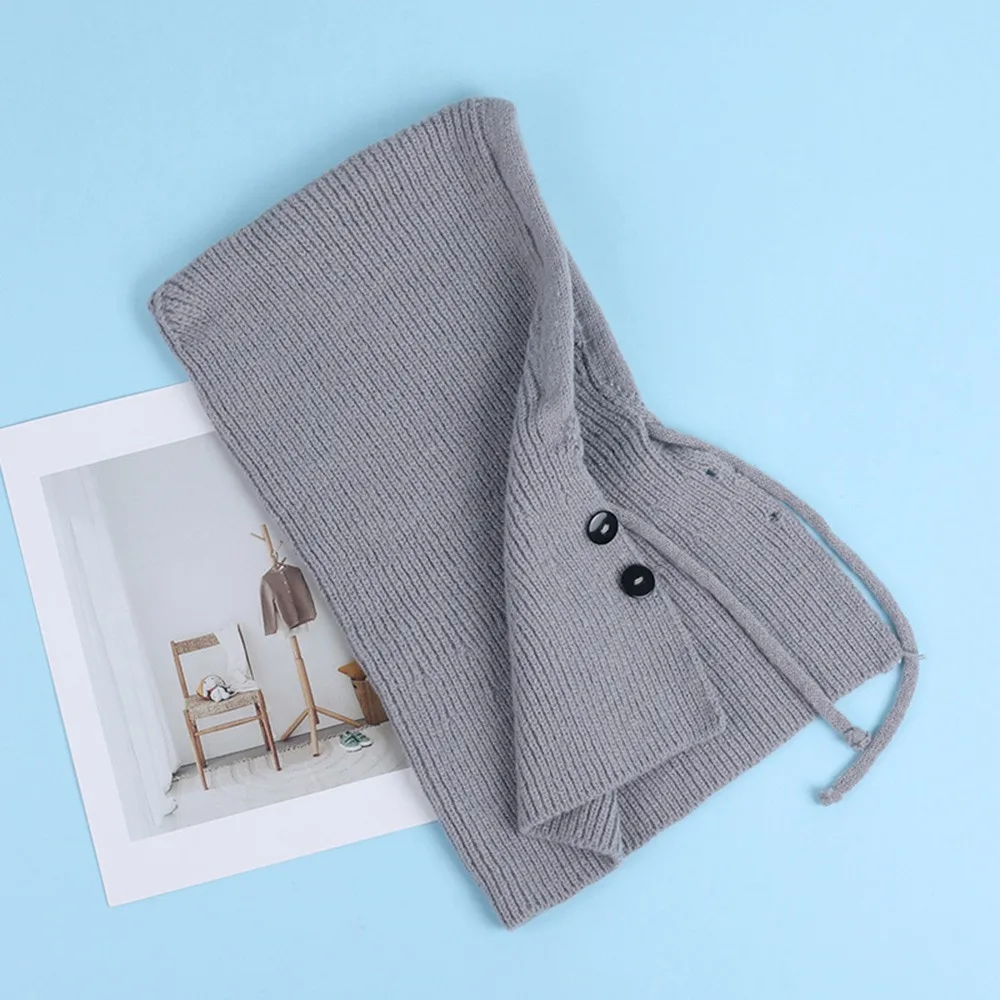 Fashion Windproof Knitted Woolen Cap Thickened Neck Warmer Beanies Cap Keep Warm Ear Protection Shawl Hat for Women
Fashion Windproof Knitted Woolen Cap Thickened Neck Warmer Beanies Cap Keep Warm Ear Protection Shawl Hat for Women