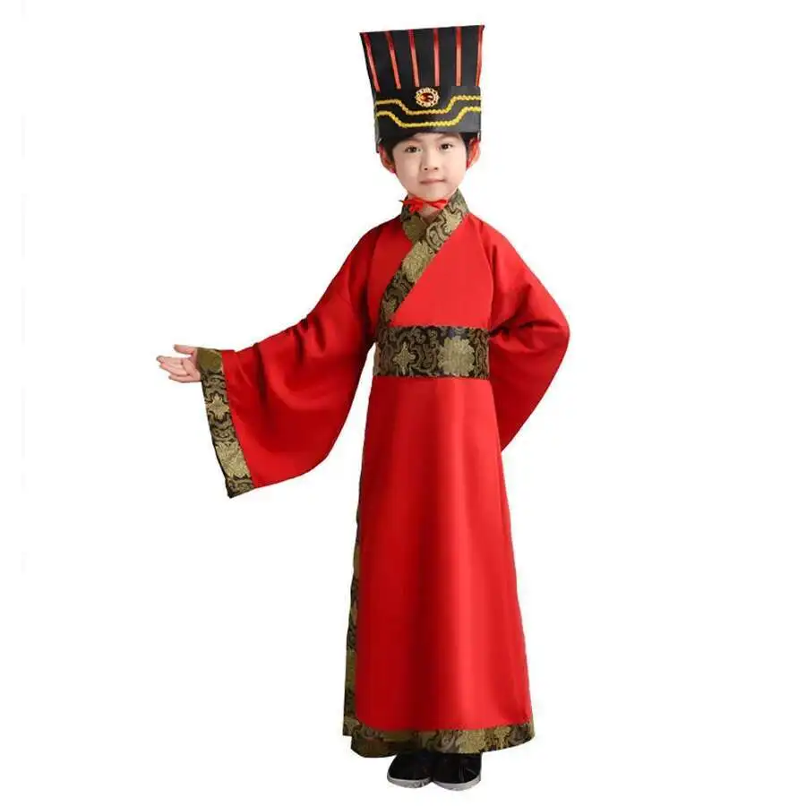 Long Sleeve Boy Hanfu Modern Dress Baby Cosplay Boys Outfit Ancient Stage Kids Clothing Vestidos Casual Children Chinese Costume
Long Sleeve Boy Hanfu Modern Dress Baby Cosplay Boys Outfit Ancient Stage Kids Clothing Vestidos Casual Children Chinese Costume