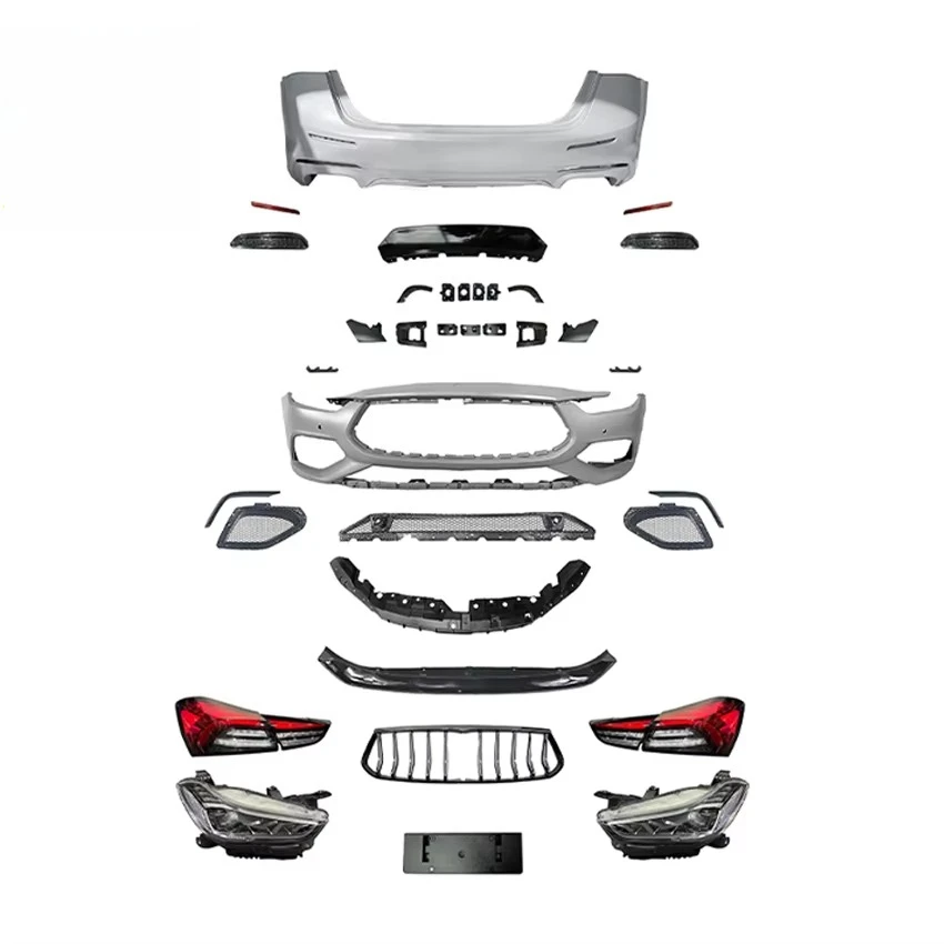 Hot Selling Front Bumper Rear Bumper Headlamp Taillamp Body Kits for Maserati Ghibli 2020
Hot Selling Front Bumper Rear Bumper Headlamp Taillamp Body Kits for Maserati Ghibli 2020