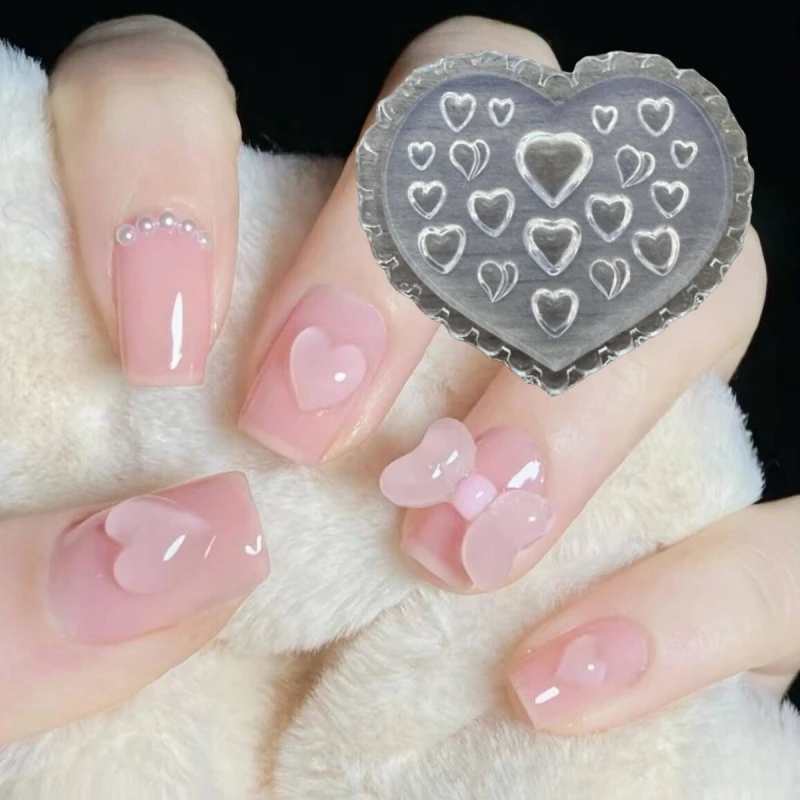 1Pc 3D Silicone Nail Pressing Mold DIY Nail Beauty Charm Reusable Fashion Versatile Bow Love Kawaii Small Fish Nail Art
1Pc 3D Silicone Nail Pressing Mold DIY Nail Beauty Charm Reusable Fashion Versatile Bow Love Kawaii Small Fish Nail Art