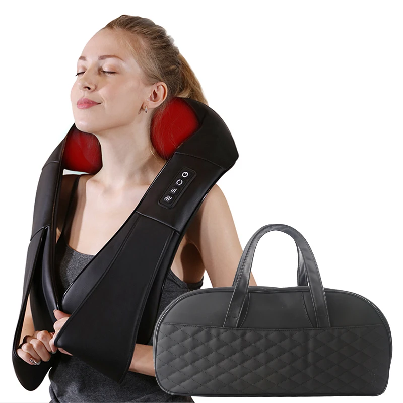 Electric Shiatsu Kneading Tapping Vibrating Massage heat neck shoulder skin massager
Electric Shiatsu Kneading Tapping Vibrating Massage heat neck shoulder skin massager