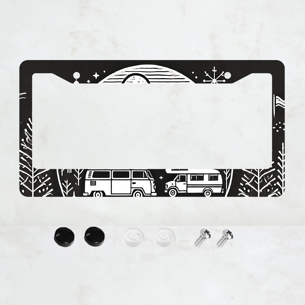 Рамка для номерного знака «Кемпинг — это мое счастливое место», алюминиевая, с горами, для декора автомобиля, с винтами, 1 шт.
Рамка для номерного знака «Кемпинг — это мое счастливое место», алюминиевая, с горами, для декора автомобиля, с винтами, 1 шт.