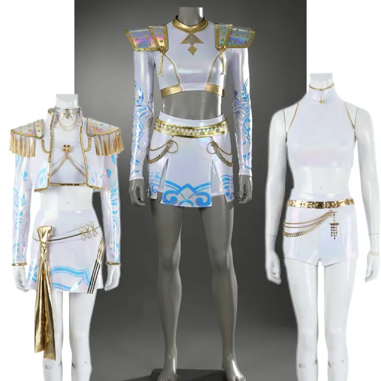 Kpop Руми Косплей Костюм Демон Маскировка Охотники Хэллоуин Карнавальные Вечерние Наряды
Kpop Руми Косплей Костюм Демон Маскировка Охотники Хэллоуин Карнавальные Вечерние Наряды