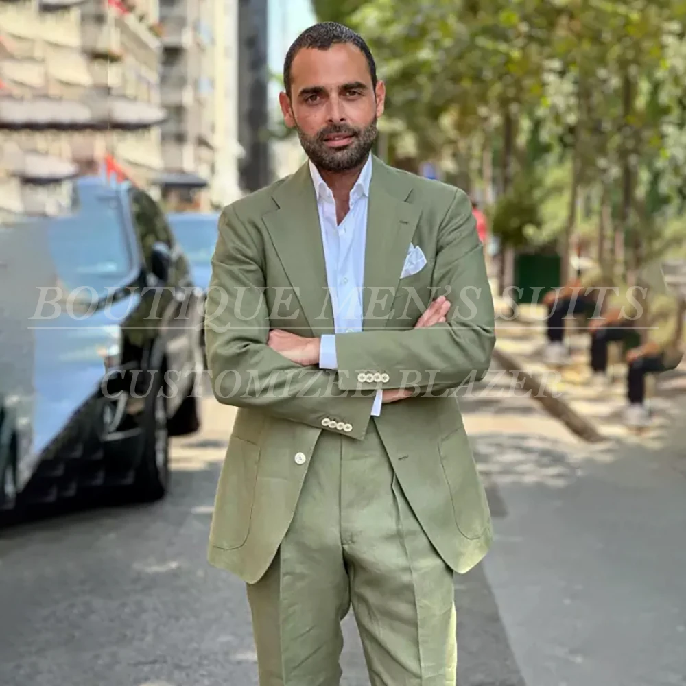 FCustomzied Notch Lapel Men's Suits Elegant Single Breasted Slim Fit 2 Piece Fashion Wedding Groomsmen 2 Piece Jacket Pants Sets
FCustomzied Notch Lapel Men's Suits Elegant Single Breasted Slim Fit 2 Piece Fashion Wedding Groomsmen 2 Piece Jacket Pants Sets