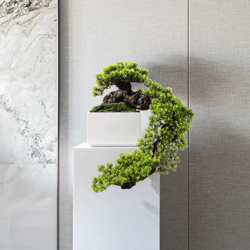 X-S Simulation plant welcome pine bonsai new Chinese porch Duanjing platform zen green plant soft decoration jewelry
X-S Simulation plant welcome pine bonsai new Chinese porch Duanjing platform zen green plant soft decoration jewelry