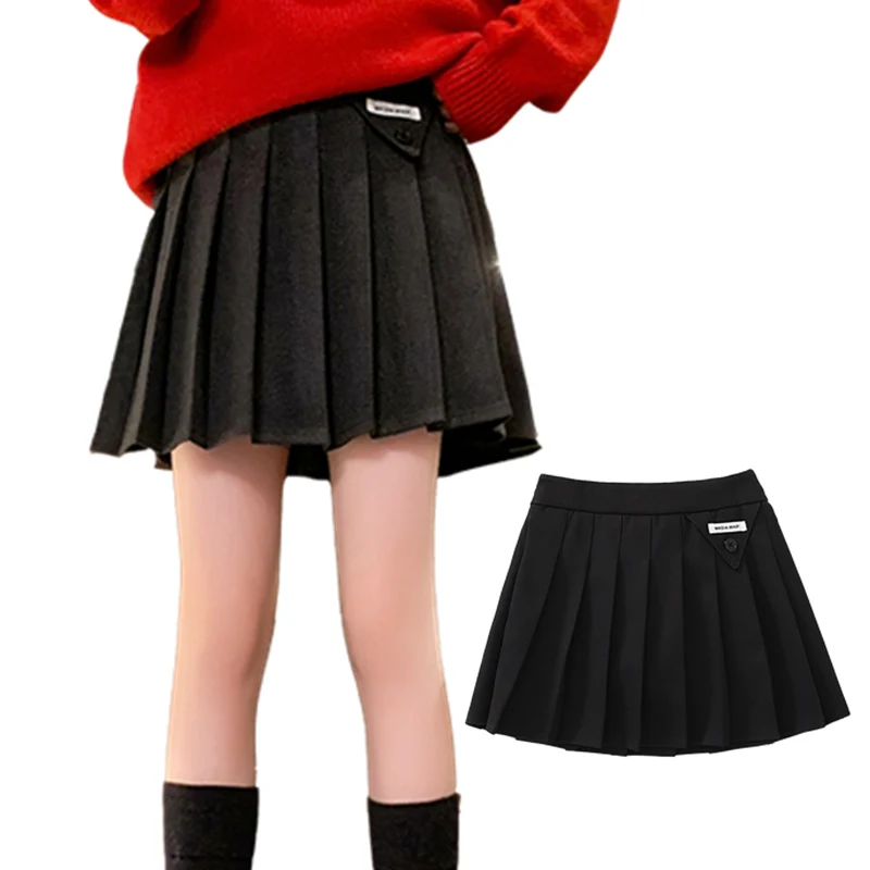 2024 New Korean Style Girl Black Pleated Skirt High Quality School Girl Skirt Autumn Clothing For Children Age 5 6 8 10 12 13 14
2024 New Korean Style Girl Black Pleated Skirt High Quality School Girl Skirt Autumn Clothing For Children Age 5 6 8 10 12 13 14