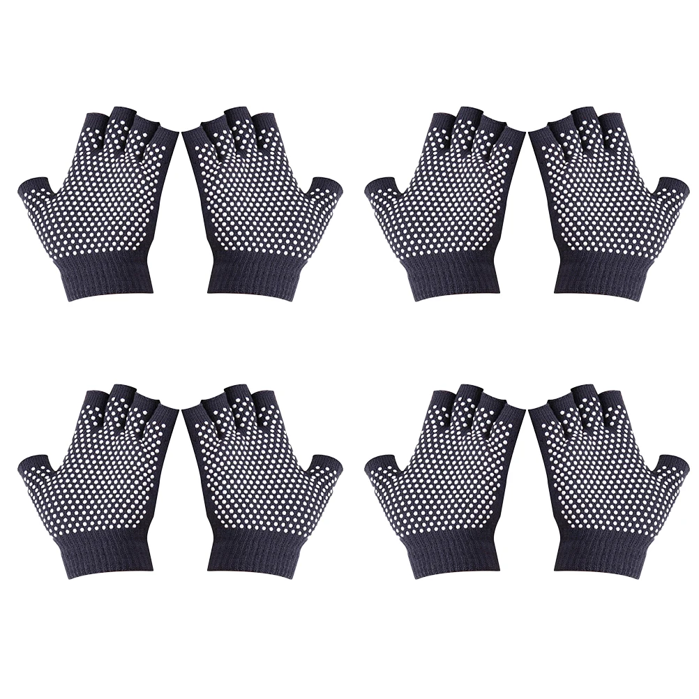 4 Pairs Non Slip Yoga Gloves Half Finger Workout Cotton Knitted Sports Fitness Accessories Anti Slip Dots Breathing Comfortable
4 Pairs Non Slip Yoga Gloves Half Finger Workout Cotton Knitted Sports Fitness Accessories Anti Slip Dots Breathing Comfortable
