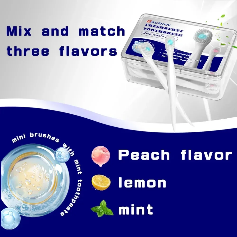 20 шт. портативная зубная щетка для кемпинга и путешествий, мини-зубная щетка с взрывными бусинами, одноразовая зубная щетка для взрослых, инструменты для чистки полости рта
20 шт. портативная зубная щетка для кемпинга и путешествий, мини-зубная щетка с взрывными бусинами, одноразовая зубная щетка для взрослых, инструменты для чистки полости рта