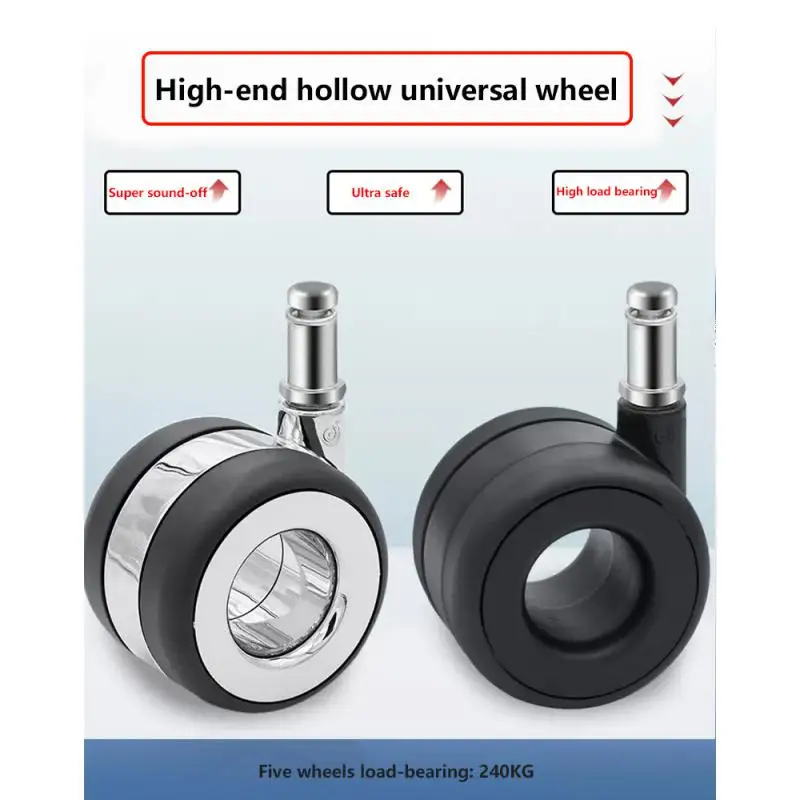 (5 Packs) 2.5inch High-end Gaming/office Chair Universal Wheels/luxury Silent Wheels/high-end Swivel Chair Pulley Accessories
(5 Packs) 2.5inch High-end Gaming/office Chair Universal Wheels/luxury Silent Wheels/high-end Swivel Chair Pulley Accessories