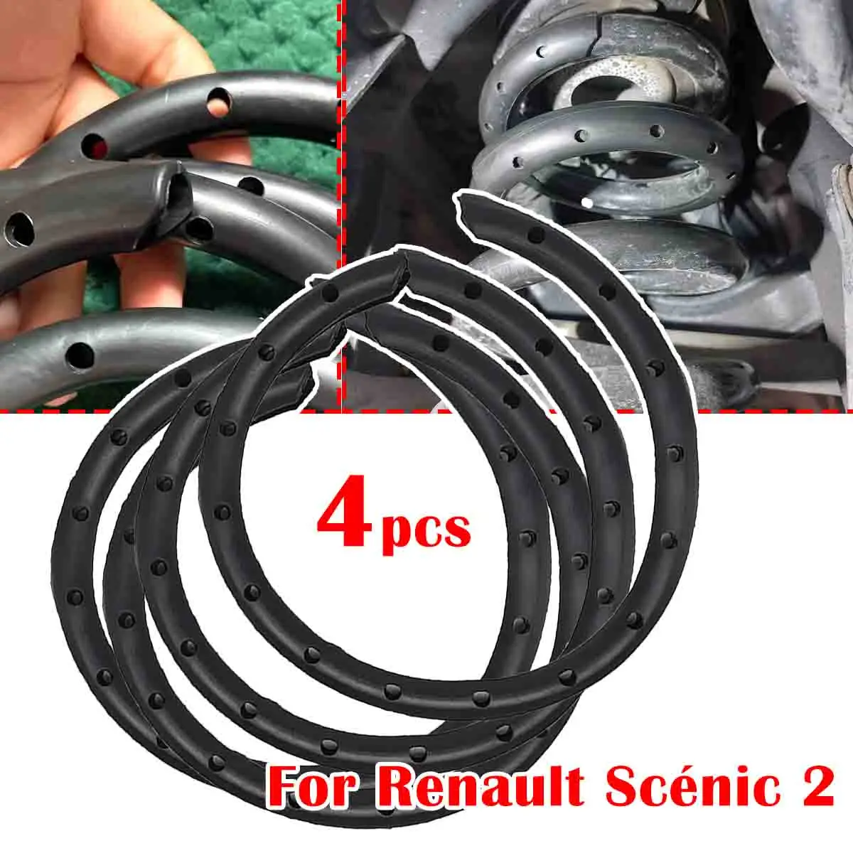 4Pcs Rubber Coil Spring For Renault Scénic 2 Shock Absorber Front Rear Lower Suspension Protector Kit Auto Universal Accessories
4Pcs Rubber Coil Spring For Renault Scénic 2 Shock Absorber Front Rear Lower Suspension Protector Kit Auto Universal Accessories