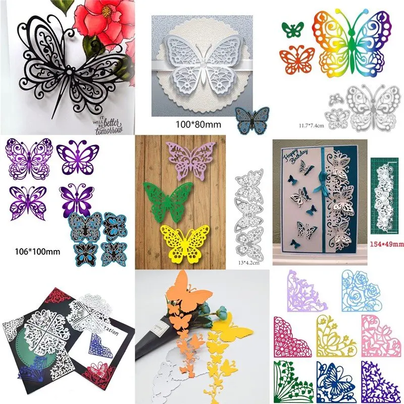 Color Butterfly Wing Metal Cut Dies Stencils for Scrapbooking Stamp/Photo Album Decorative Embossing DIY Paper Cards
Color Butterfly Wing Metal Cut Dies Stencils for Scrapbooking Stamp/Photo Album Decorative Embossing DIY Paper Cards
