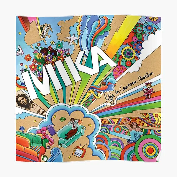 Mika Life в мультяшном стиле, плакат с движением, картина для комнаты, настенная печать, современное винтажное оформление, искусство на стену без рамки
Mika Life в мультяшном стиле, плакат с движением, картина для комнаты, настенная печать, современное винтажное оформление, искусство на стену без рамки