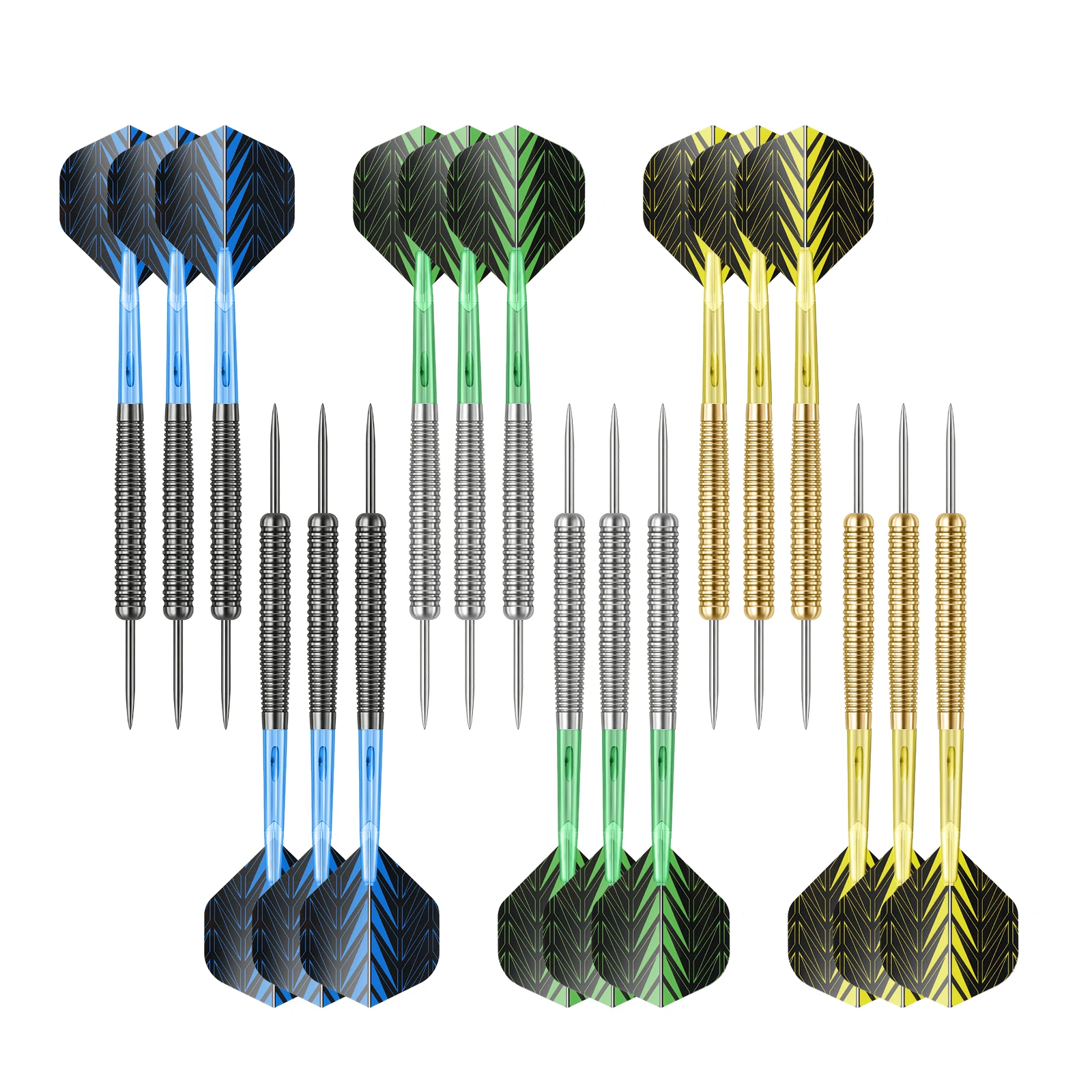 Huanqu 18-Piece 18g Professional Steel Tip Dart Set, with Precision Balanced Anti-Slip Grip Design, Suitable for Home, Bar, Training, Competition, Party Games, and Adult Players. The Perfect Gift for Halloween, Christmas, and Birthdays.
Huanqu 18-Piece 18g Professional Steel Tip Dart Set, with Precision Balanced Anti-Slip Grip Design, Suitable for Home, Bar, Training, Competition, Party Games, and Adult Players. The Perfect Gift for Halloween, Christmas, and Birthdays.