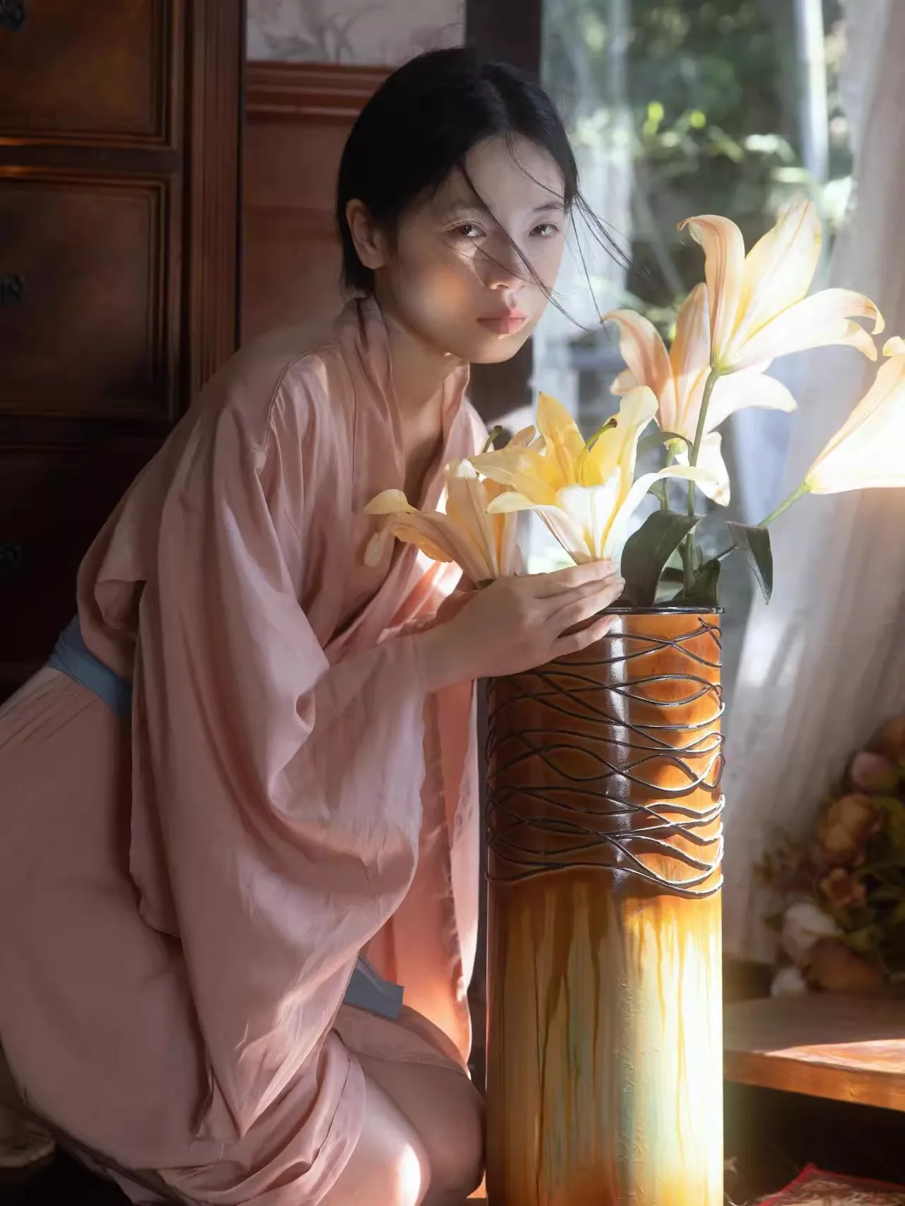 Women's Japanese Style Home Wear Solid Color Yukata Home Pajama Comfortable Long Dress Hot Spring Bathrobe
Women's Japanese Style Home Wear Solid Color Yukata Home Pajama Comfortable Long Dress Hot Spring Bathrobe
