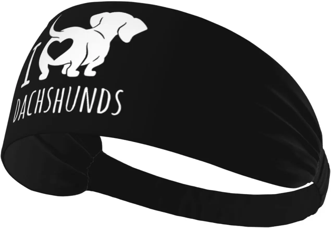 I Love Dachshunds Elastic Sports Headband Anti-Sweat Band, Outdoor Sports Headband Moisture Wicking Fitness Sports Headband
I Love Dachshunds Elastic Sports Headband Anti-Sweat Band, Outdoor Sports Headband Moisture Wicking Fitness Sports Headband