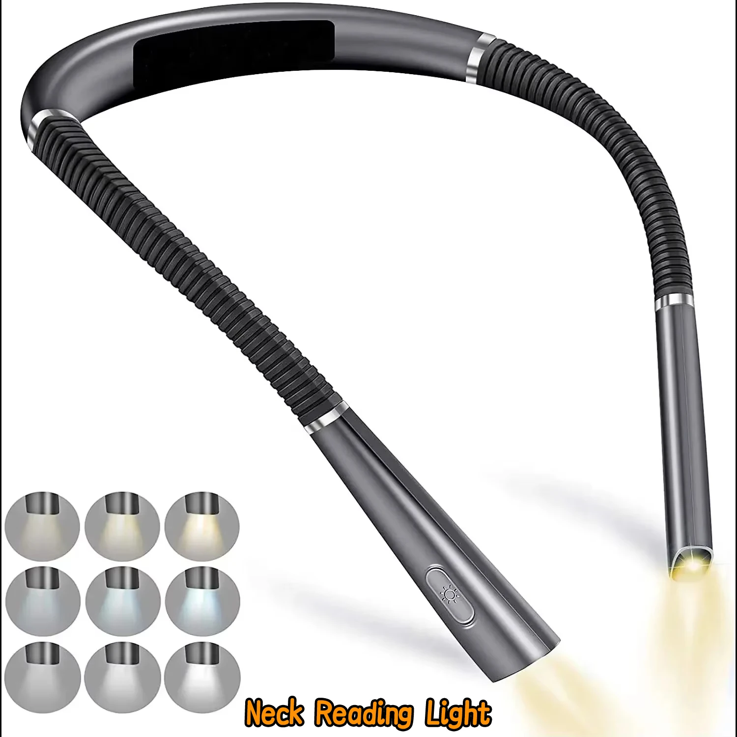 Светодиодный подвесной светильник для шеи, подвесной светильник для шеи без помощи рук, 3-уровневая лампа, 3-температурная перезаряжаемая USB-лампа для чтения, высококачественные подсветки для книг на шею
Светодиодный подвесной светильник для шеи, подвесной светильник для шеи без помощи рук, 3-уровневая лампа, 3-температурная перезаряжаемая USB-лампа для чтения, высококачественные подсветки для книг на шею