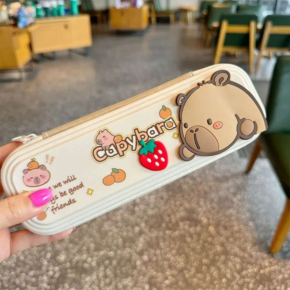 Trendy Cute Capybara Pencil Case Large Capacity Cartoon Pencil Bag School Office Supplies Durable Stationery Storage Organizer
Trendy Cute Capybara Pencil Case Large Capacity Cartoon Pencil Bag School Office Supplies Durable Stationery Storage Organizer