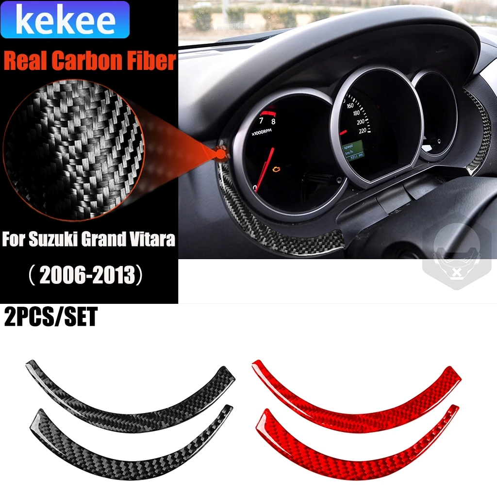 Carbon Fiber Car Accessories Dashboard Speedometer Panel Interior Trim Cover Soft Sticker For Suzuki Grand Vitara 2006-2013 
Carbon Fiber Car Accessories Dashboard Speedometer Panel Interior Trim Cover Soft Sticker For Suzuki Grand Vitara 2006-2013