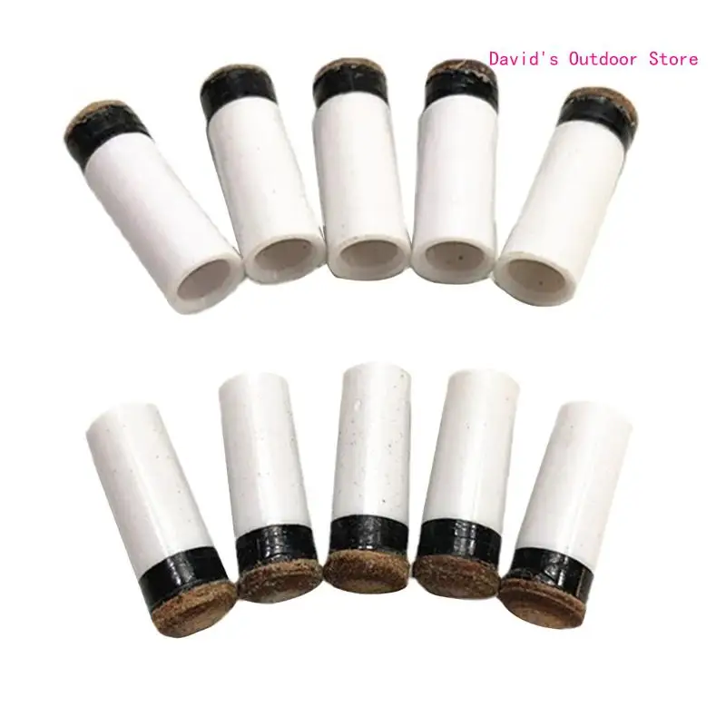 Pool Cue Tips, Sets of 10 Billiard Cues Tips with White Pool Cue Ferrules X3UA
Pool Cue Tips, Sets of 10 Billiard Cues Tips with White Pool Cue Ferrules X3UA