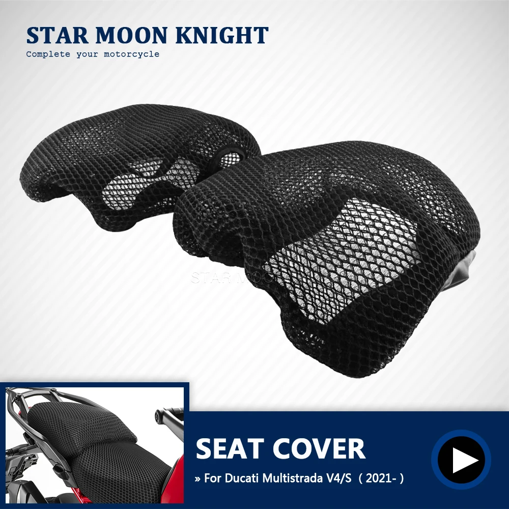 For Ducati Multistrada V4 S V4S 2021 2022 2023 - Motorcycle Anti-Slip 3D Mesh Fabric Seat Cover Breathable Waterproof Cushion
For Ducati Multistrada V4 S V4S 2021 2022 2023 - Motorcycle Anti-Slip 3D Mesh Fabric Seat Cover Breathable Waterproof Cushion