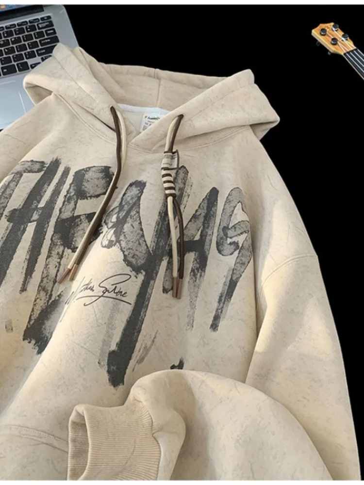 Утепленная флисовая толстовка-худи мужская осенне-зимняя в американском стиле, модная повседневная свободная толстовка-куртка для ежедневной носки, хлопок/полиэстер
Утепленная флисовая толстовка-худи мужская осенне-зимняя в американском стиле, модная повседневная свободная толстовка-куртка для ежедневной носки, хлопок/полиэстер