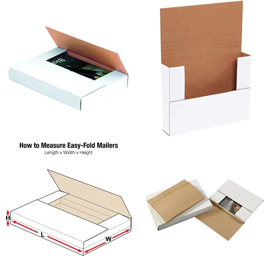 Mailer Boxes Medium 11 1/8"L x 8 5/8"W x 2"H 50-Pack - Corrugated Cardboard Box for Shipping, Moving, Mailing, Packing, Packagi
Mailer Boxes Medium 11 1/8"L x 8 5/8"W x 2"H 50-Pack - Corrugated Cardboard Box for Shipping, Moving, Mailing, Packing, Packagi