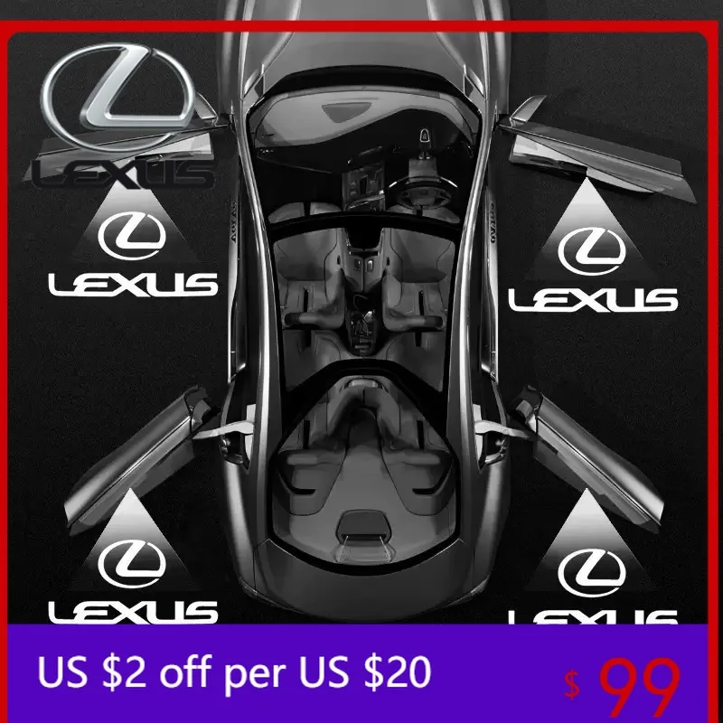Interior Mouldings LED Car Door Projector Welcome Ghost Shadow Light Accessories For Lexus RX ES GX LS LX IS GS UX Series GX470
Interior Mouldings LED Car Door Projector Welcome Ghost Shadow Light Accessories For Lexus RX ES GX LS LX IS GS UX Series GX470