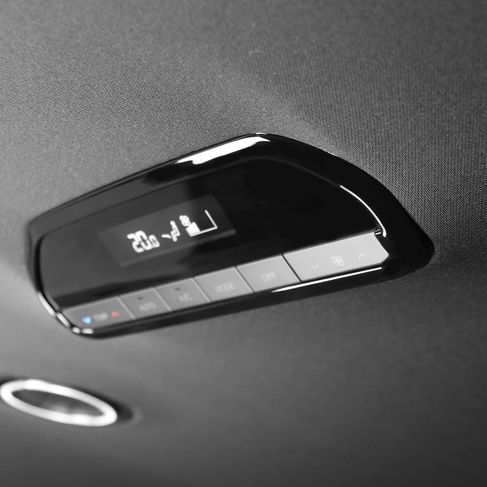 LHD/RHD For Kia EV9 2023 2024 2025 Car Tuning Carbon Fiber Rear Row Roof Air Conditioning Adjustment Cover Trim Accessories
LHD/RHD For Kia EV9 2023 2024 2025 Car Tuning Carbon Fiber Rear Row Roof Air Conditioning Adjustment Cover Trim Accessories