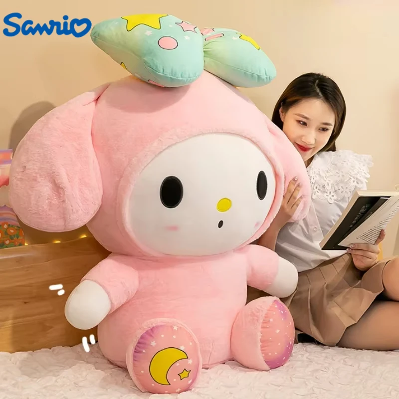 100CM Big Size Sanrio Kuromi My Melody Plushies Kawaii Cartoon Anime Stuffed Comfortable Soft Doll Ornament Children Toys Gift
100CM Big Size Sanrio Kuromi My Melody Plushies Kawaii Cartoon Anime Stuffed Comfortable Soft Doll Ornament Children Toys Gift