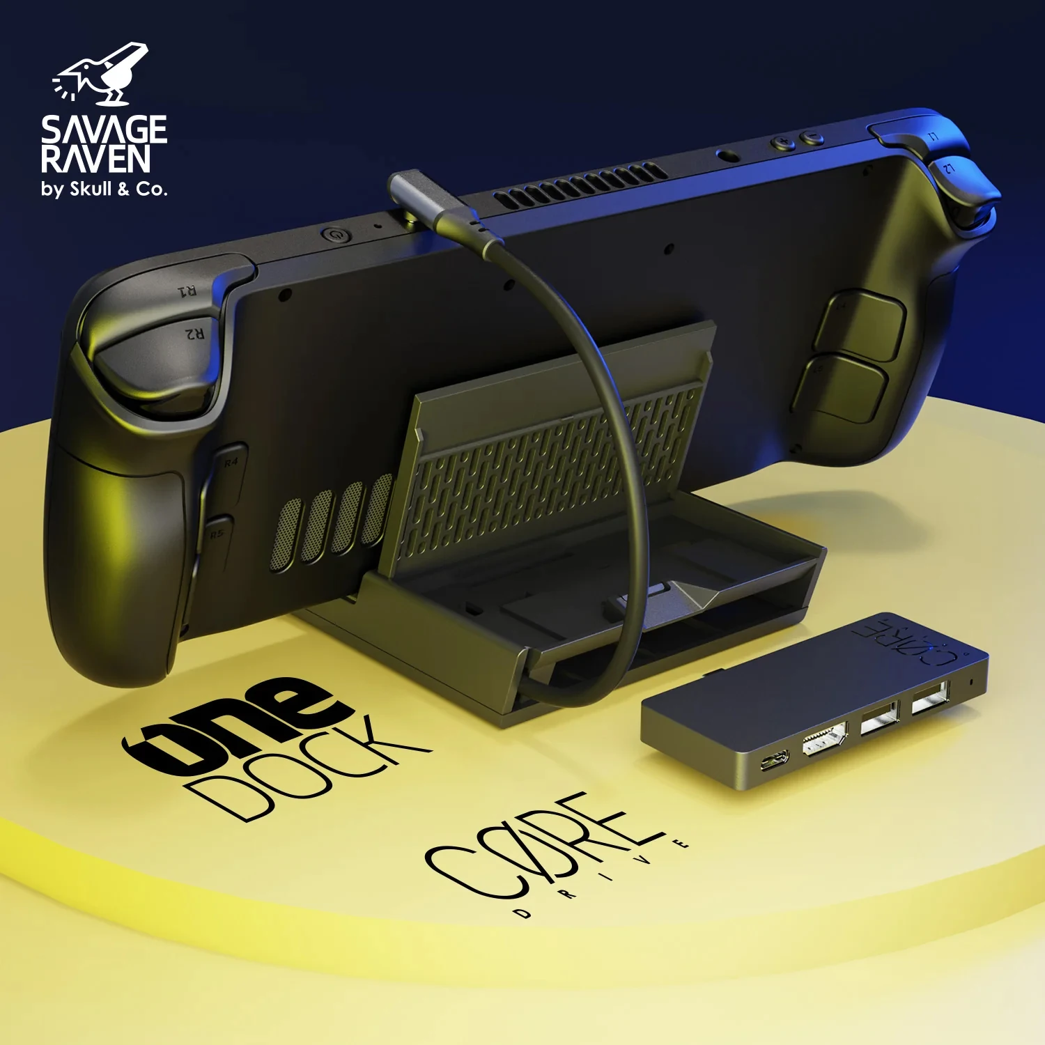 Savage Raven by Skull & Co. OneDock DeX Docking Station Stand USB C Hub for Steam Deck Xbox Ally ROG Ally
Savage Raven by Skull & Co. OneDock DeX Docking Station Stand USB C Hub for Steam Deck Xbox Ally ROG Ally