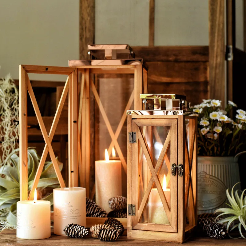 Home Decoration Accessories Vintage European Candlestick Make Old Wooden Wind Lamps Parsnip Wrought Iron Glass Candlestick
Home Decoration Accessories Vintage European Candlestick Make Old Wooden Wind Lamps Parsnip Wrought Iron Glass Candlestick