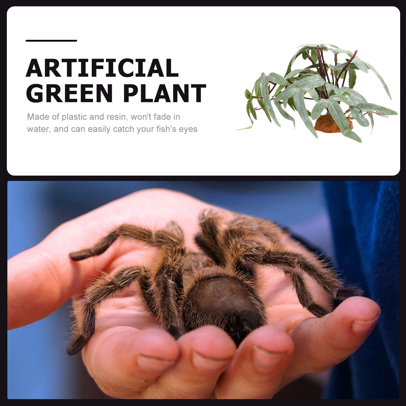 Simulated Plants For Reptile Box Artificial Green Plants Resin Plastic Reptile Case Decoration Fish Tank Supplies Aquarium
Simulated Plants For Reptile Box Artificial Green Plants Resin Plastic Reptile Case Decoration Fish Tank Supplies Aquarium