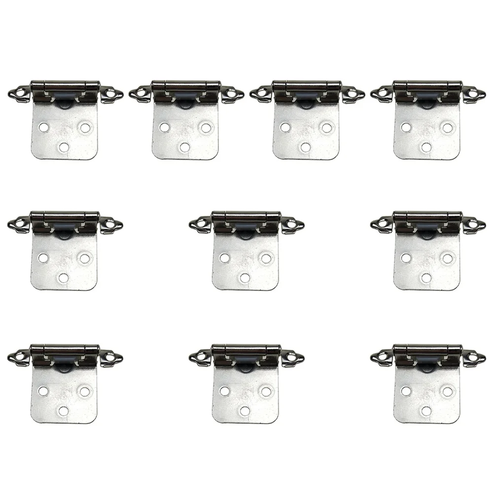 10 Pcs Hinges Nickel Brushed Kitchen Furniture Iron Gate Concealed Self Closing Durable Door Hinges Easy Install
10 Pcs Hinges Nickel Brushed Kitchen Furniture Iron Gate Concealed Self Closing Durable Door Hinges Easy Install