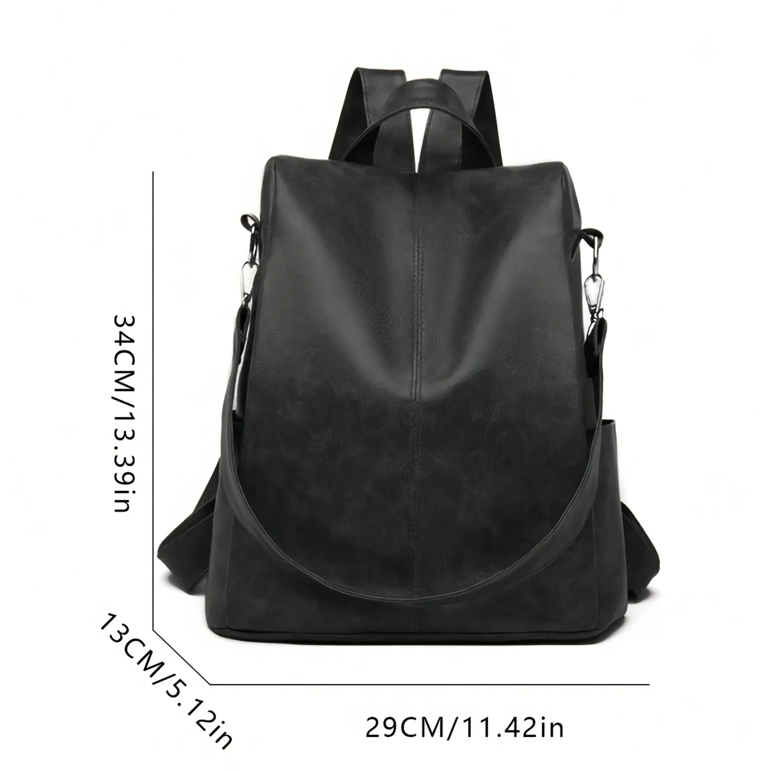 Fashionable Casual PU Leather Backpack, Anti-Theft Travel & Sports Ideal For Outing And Daily Commute bag
Fashionable Casual PU Leather Backpack, Anti-Theft Travel & Sports Ideal For Outing And Daily Commute bag