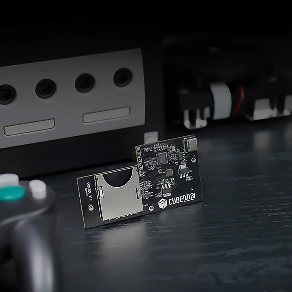 CUBEODE V1.2 Optical Drive Emulator Board No SD2SP2/SDGecko Required Replace Original DVD Drive for NGC GameCube DOL-001&DOL-101
CUBEODE V1.2 Optical Drive Emulator Board No SD2SP2/SDGecko Required Replace Original DVD Drive for NGC GameCube DOL-001&DOL-101