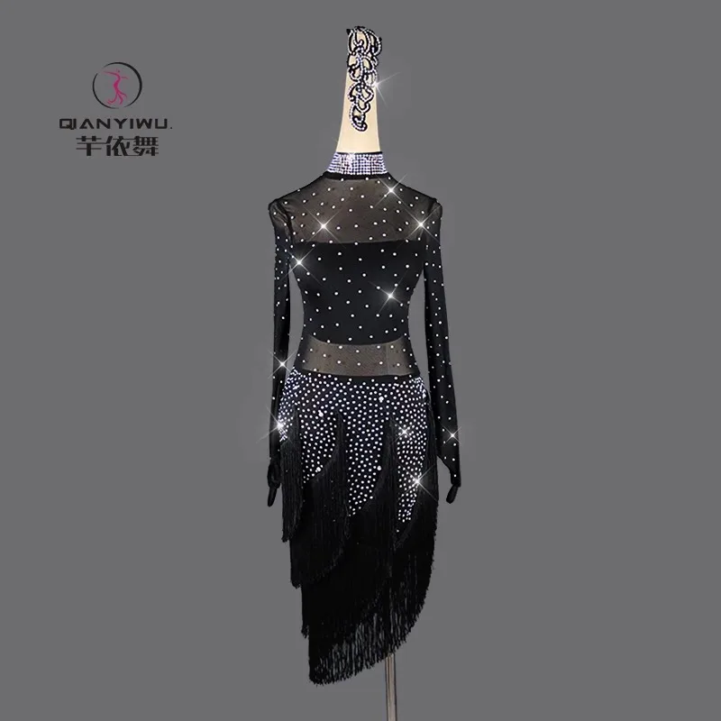 New Latin Dance Dress Party Performance Line Clothes Stage Costume Women Fringed Skirt Girl Practice Wear Stand Ball Sport Samba
New Latin Dance Dress Party Performance Line Clothes Stage Costume Women Fringed Skirt Girl Practice Wear Stand Ball Sport Samba