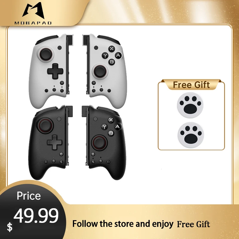 MOBAPAD M6 Gemini Gamepad Controller Game Control For Joypad Mechanical Handle for Switch/OLED Macro Burst Vibration
MOBAPAD M6 Gemini Gamepad Controller Game Control For Joypad Mechanical Handle for Switch/OLED Macro Burst Vibration