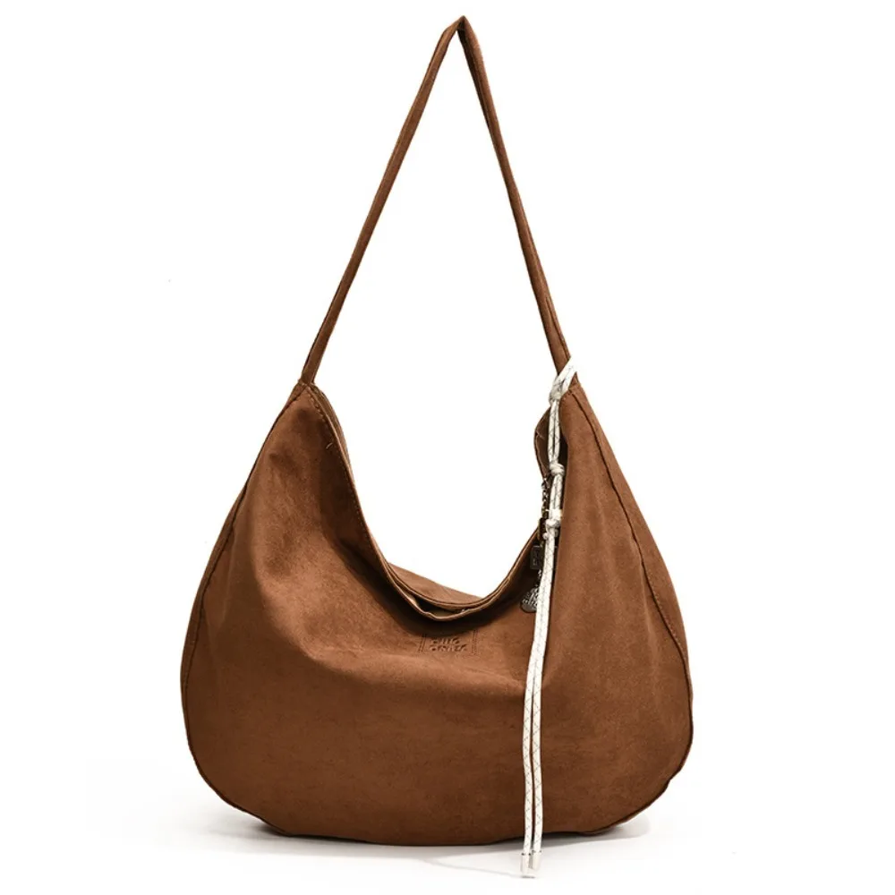 New With Interior Pocket Bucket Bag Suede Solid Color Tote Bag High-capacity Ladies Handbag Ladies
New With Interior Pocket Bucket Bag Suede Solid Color Tote Bag High-capacity Ladies Handbag Ladies 