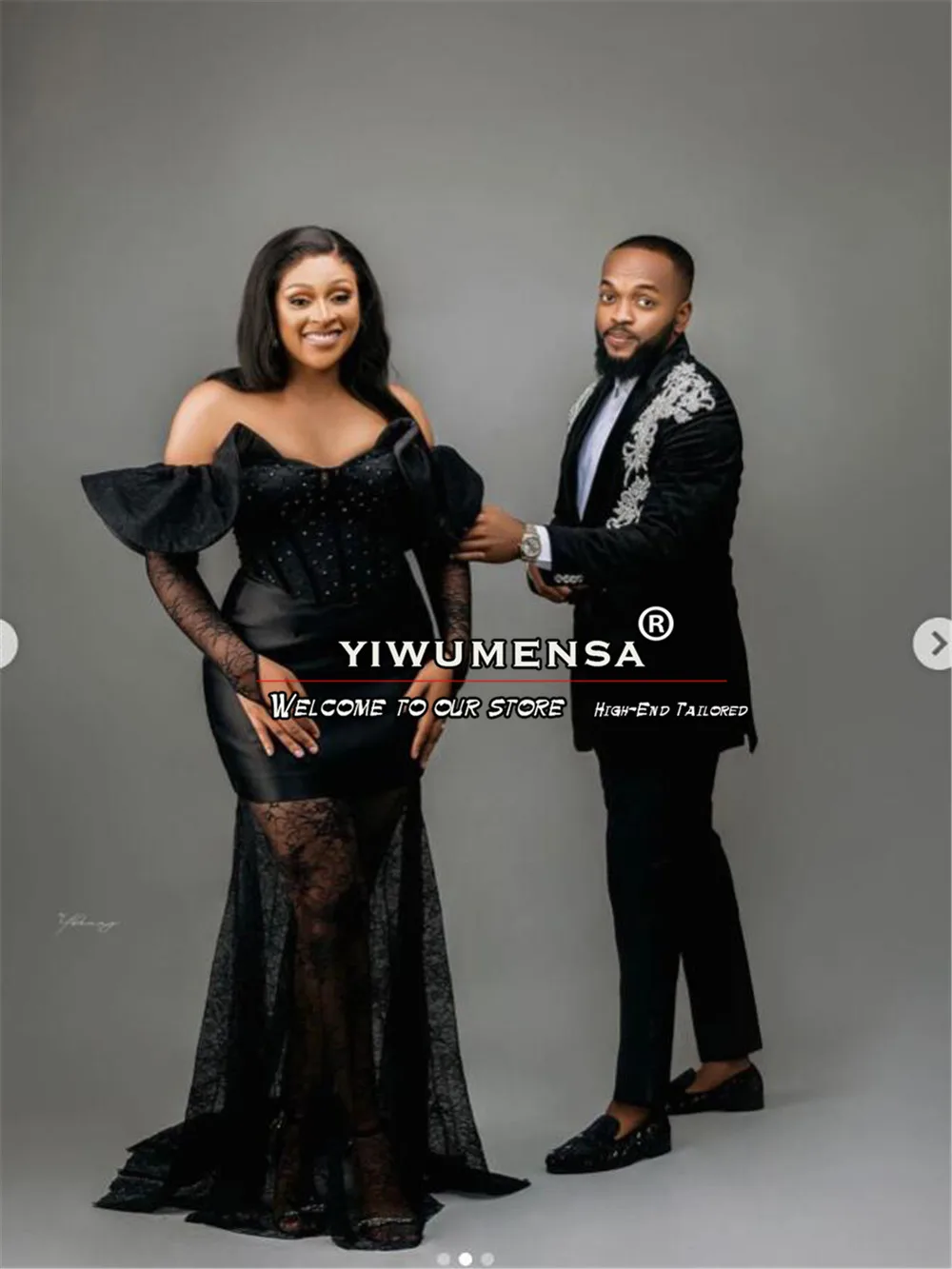 Black Wedding Suits For Men Satin Notched Laple Velvet Jacket Pants 2 Pieces Groom Tuxedos Applique Beaded Blazer Customized
Black Wedding Suits For Men Satin Notched Laple Velvet Jacket Pants 2 Pieces Groom Tuxedos Applique Beaded Blazer Customized