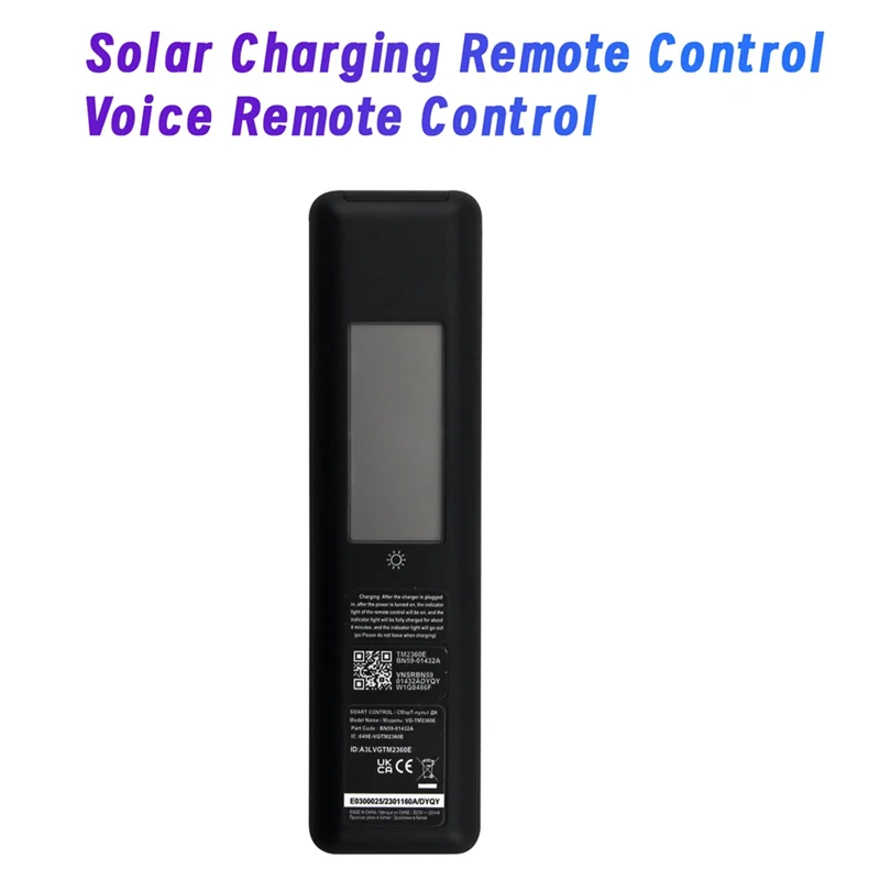 N93R Replace For BN59-01432A Smart TV Voice Remote Control Solar Charging Remote For Neo QLED 8K 4K TV Series
N93R Replace For BN59-01432A Smart TV Voice Remote Control Solar Charging Remote For Neo QLED 8K 4K TV Series