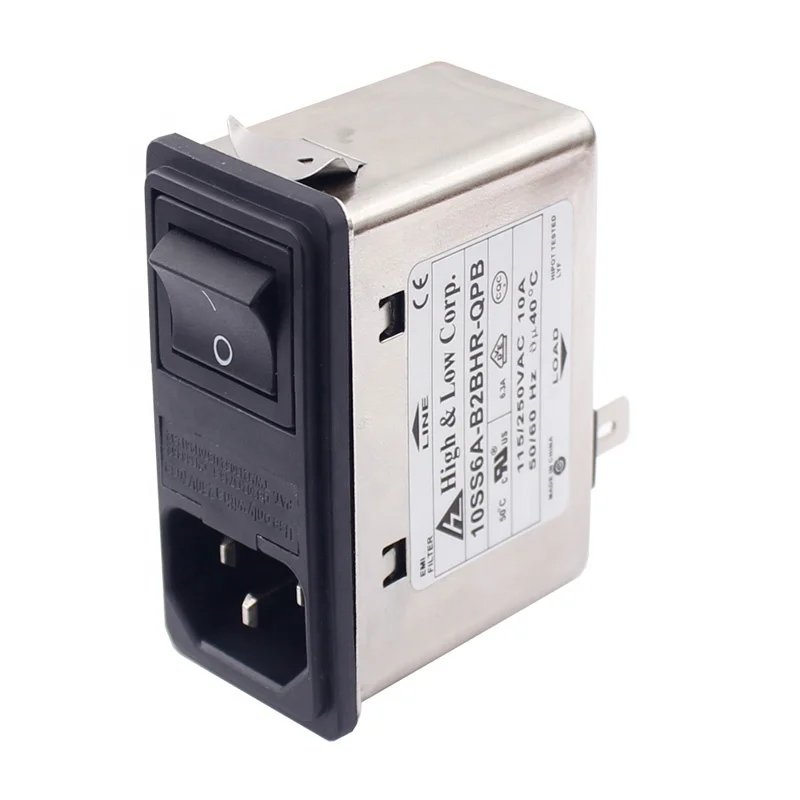 Snap-in Version Of Power Entry Module With Noise Filter IEC320 C14 SOCKET ROCKET 2FUSE HOLDER
Snap-in Version Of Power Entry Module With Noise Filter IEC320 C14 SOCKET ROCKET 2FUSE HOLDER
