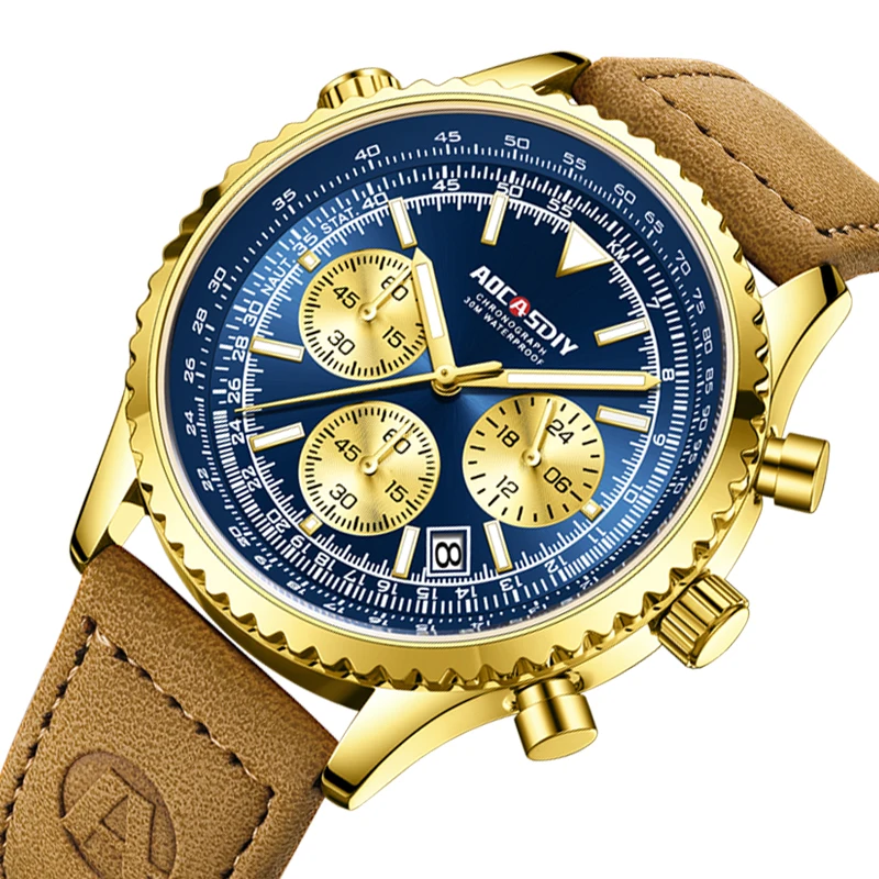 Multi functional men's watch, business belt, waterproof luminous calendar watch, men's watch
Multi functional men's watch, business belt, waterproof luminous calendar watch, men's watch