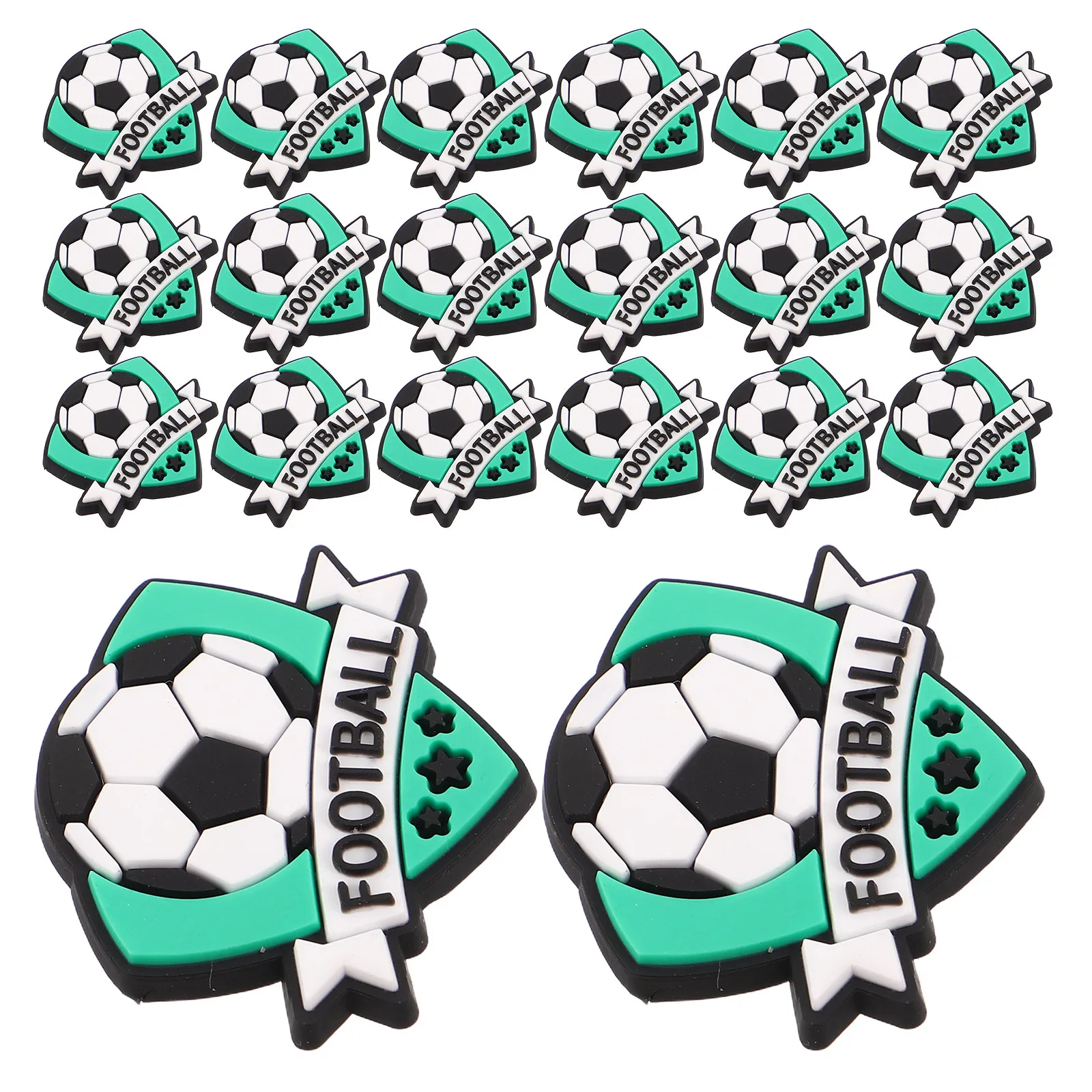 40Pcs Soccer Pencil Topper PVC Sports Pen Clips Classroom Reward Supplies Football Stationery School Party Favor Accessories
40Pcs Soccer Pencil Topper PVC Sports Pen Clips Classroom Reward Supplies Football Stationery School Party Favor Accessories