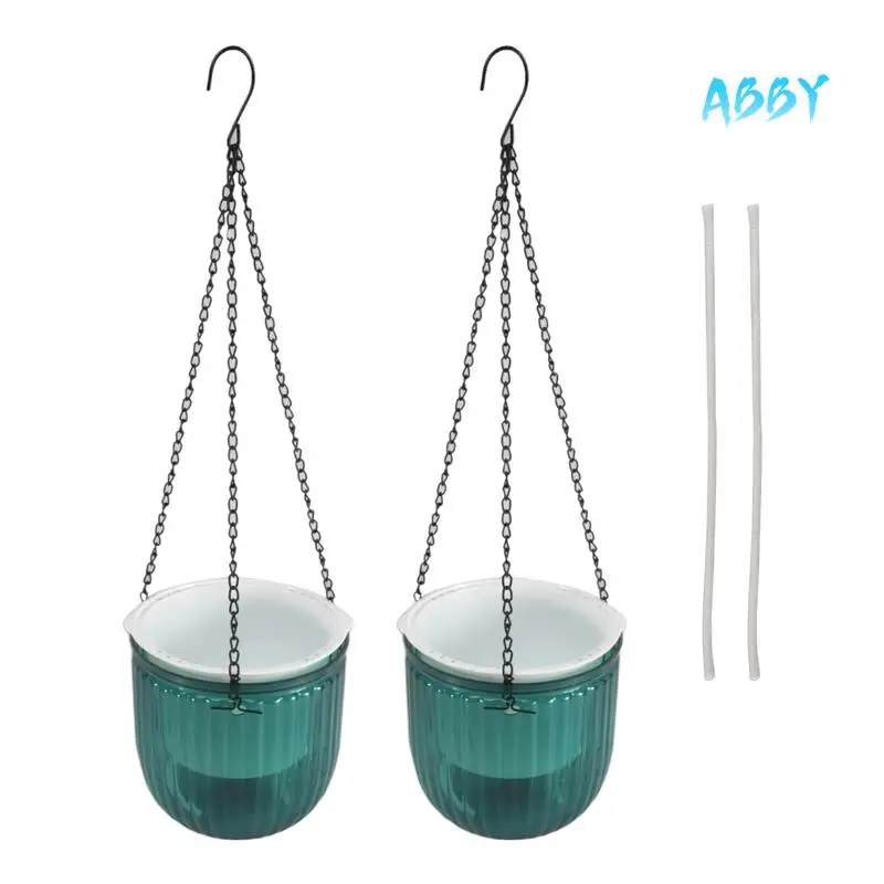 ABBY-2 Pack Самополивающиеся горшки 6,5-дюймовая уличная подвесная корзина для растений (изумрудная)
ABBY-2 Pack Самополивающиеся горшки 6,5-дюймовая уличная подвесная корзина для растений (изумрудная)